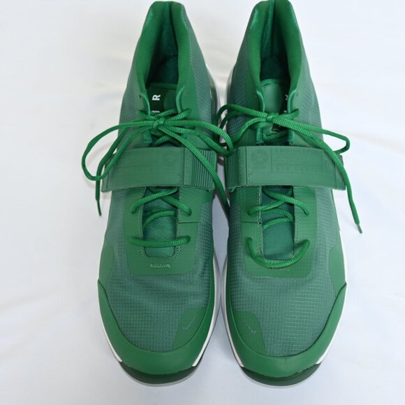 Men's Nike Air Force Max 19 Basketball Shoes, Green, AR4095-300, Size US 18 - Picture 2 of 8